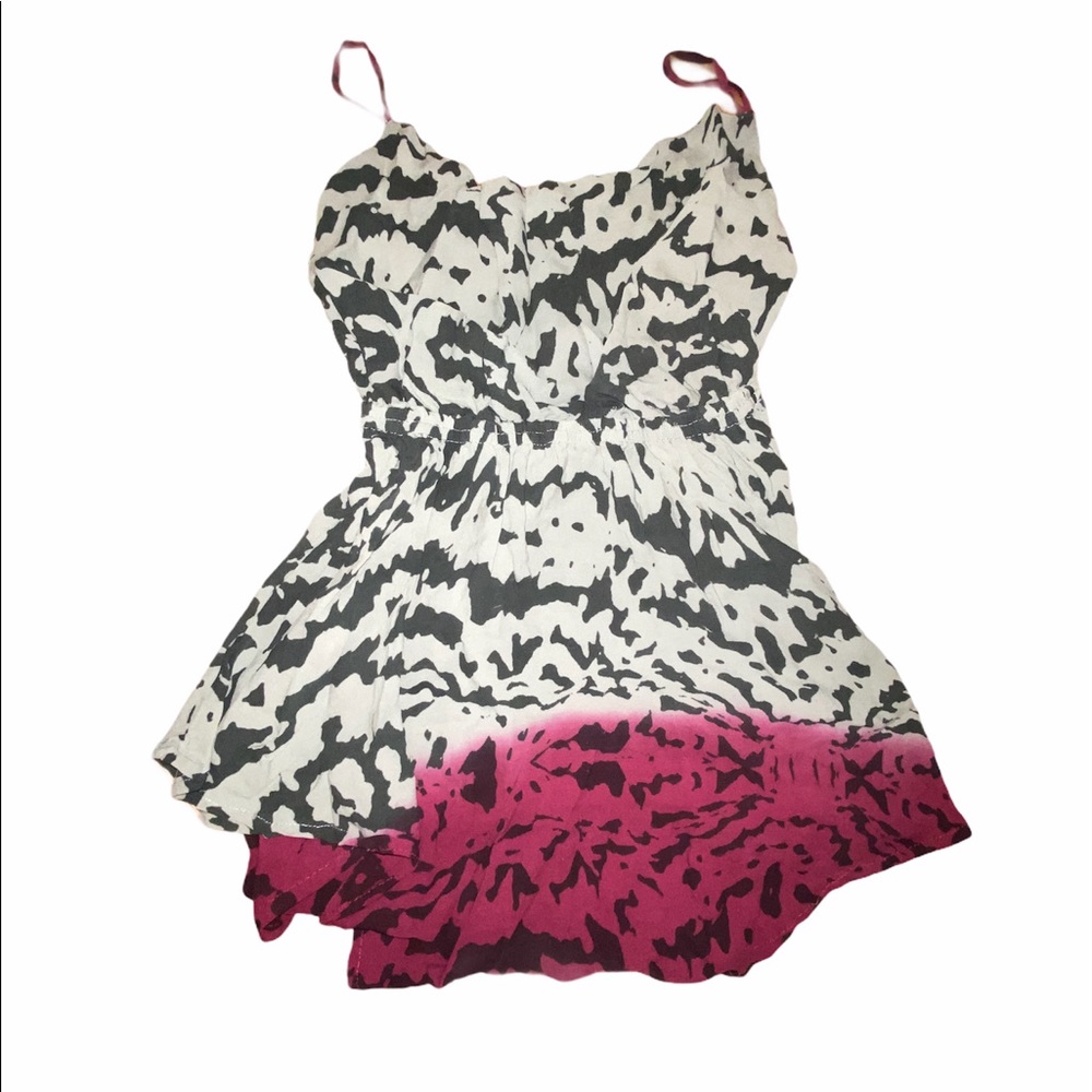 INDAH turquoise and purple flowy dress